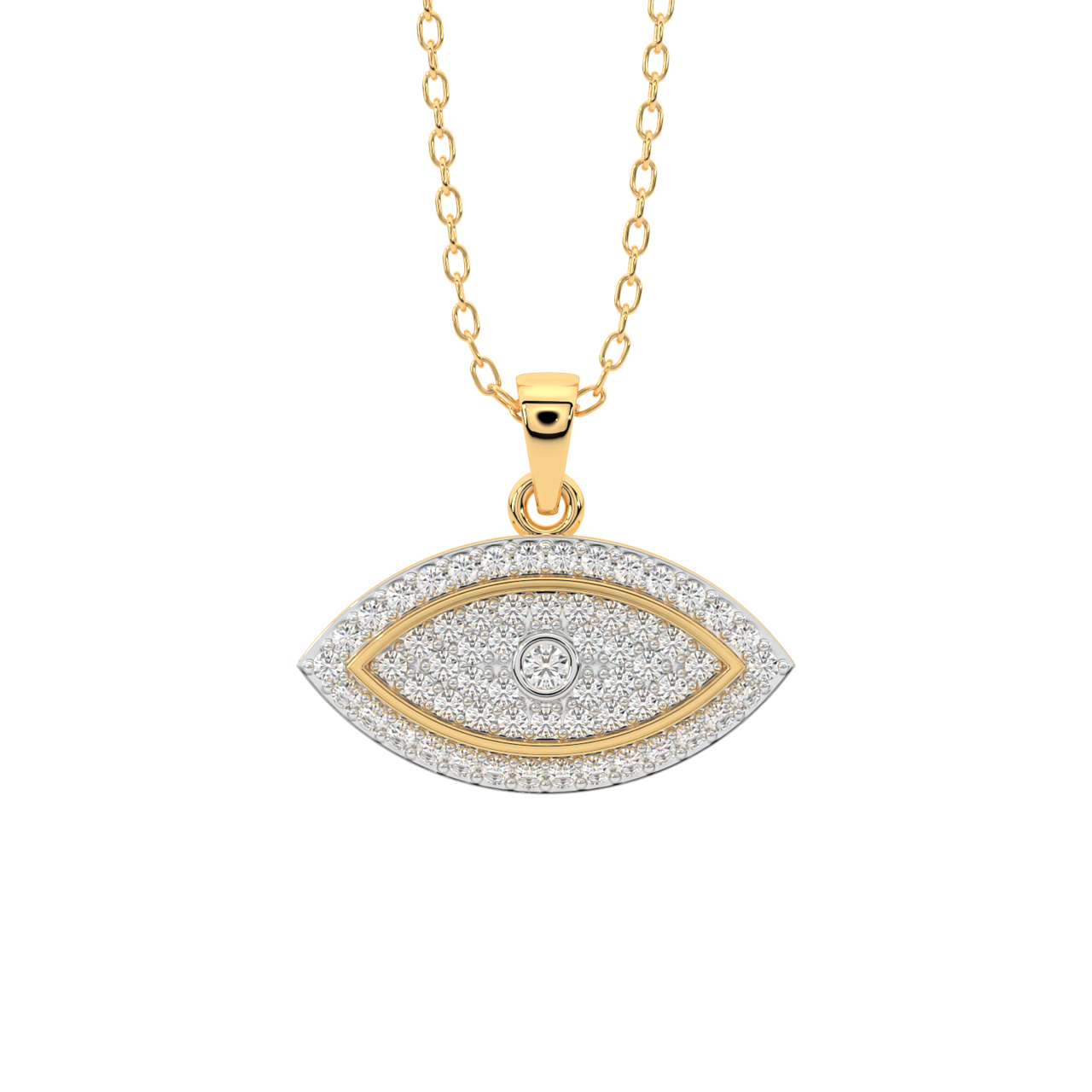 Goddess Eye Diamond Pendant